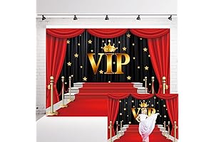 7x5FT Red Carpet Curtain Photography Backdrop