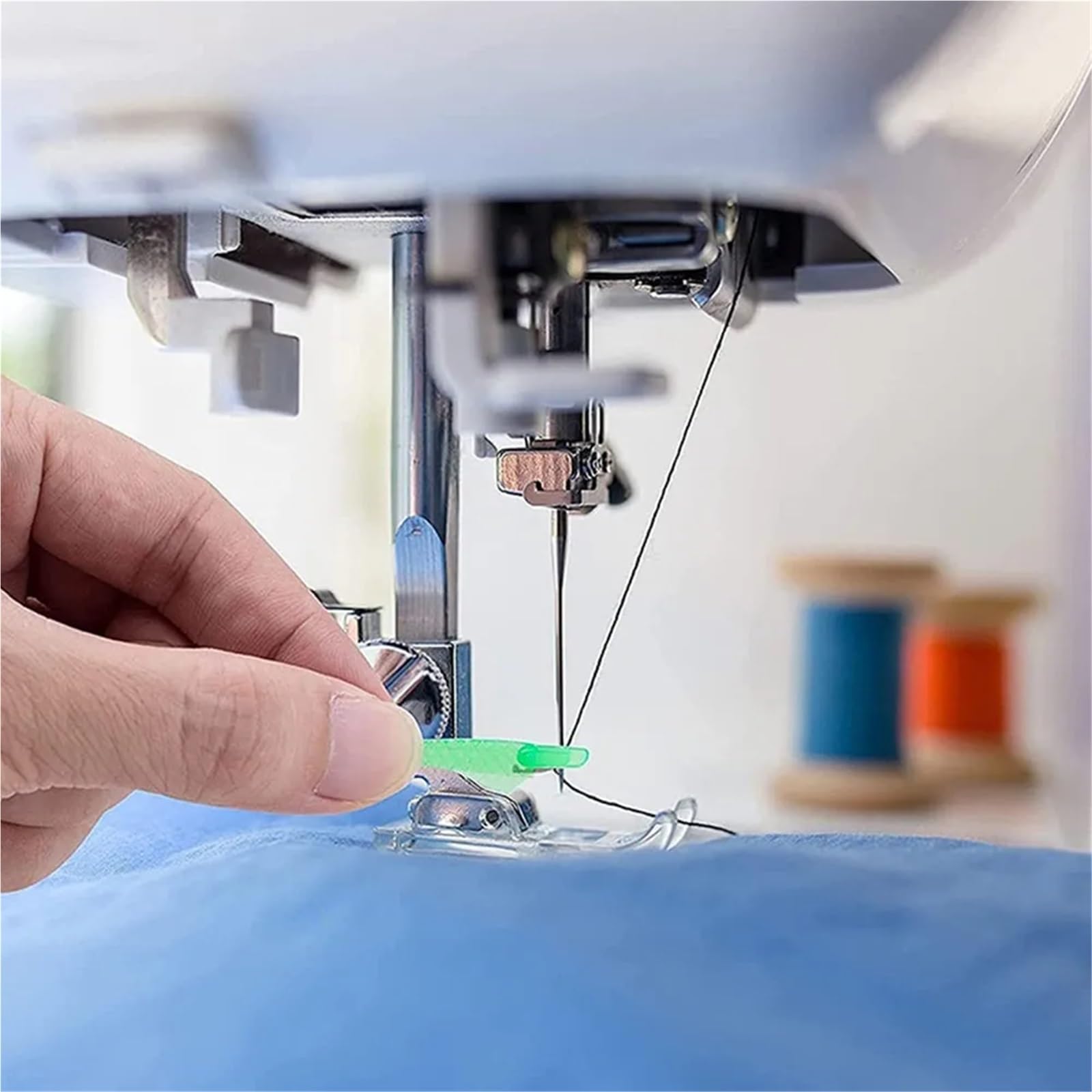 Infila-Aghi, Infila-Aghi Automatici in plastica Multicolore for Mini Macchina da Cucire 100 pz