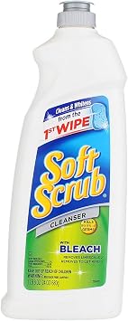Soft Scrub Cleanser with Bleach, 24 Ounce (Pack of 2)
