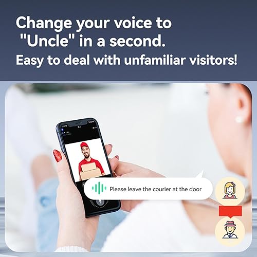 Miniatura 4 de Timbre de puerta inalámbrico, timbre de puerta seguro con cámara sin suscripción, visión nocturna WiFi y timbre de audio bidireccional inalámbrico,