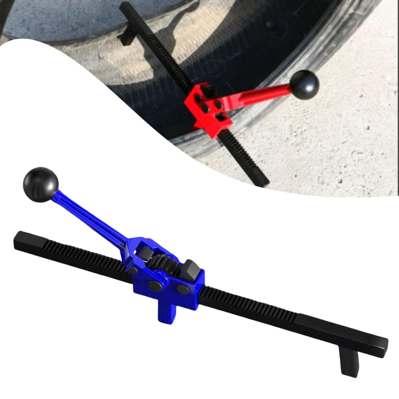 Handreifenexpander Reifenwechselwerkzeug Reifenspreizer Handgerät Reparaturset Metall für Autoservice LKW-Service Motorradpflege, 45cm