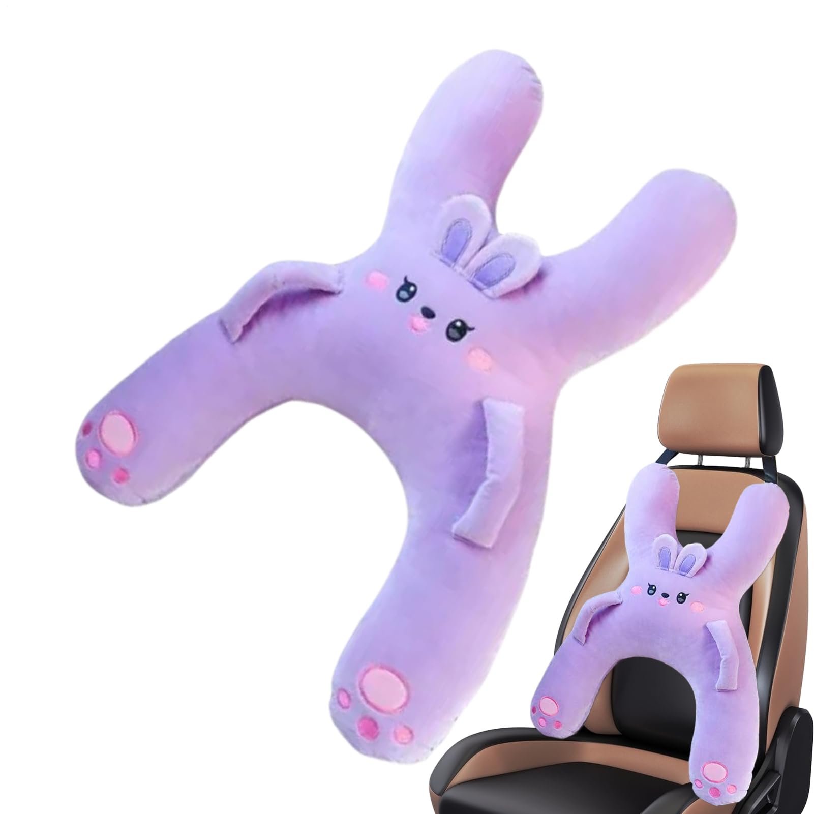 Guanciale da Viaggio Auto per Bambini Supporto Testa Ergonomico, | Cuscino Sedile Macchina Supporto Collo Ergonomico Traspirante Per Viaggi Famiglia Vacanze