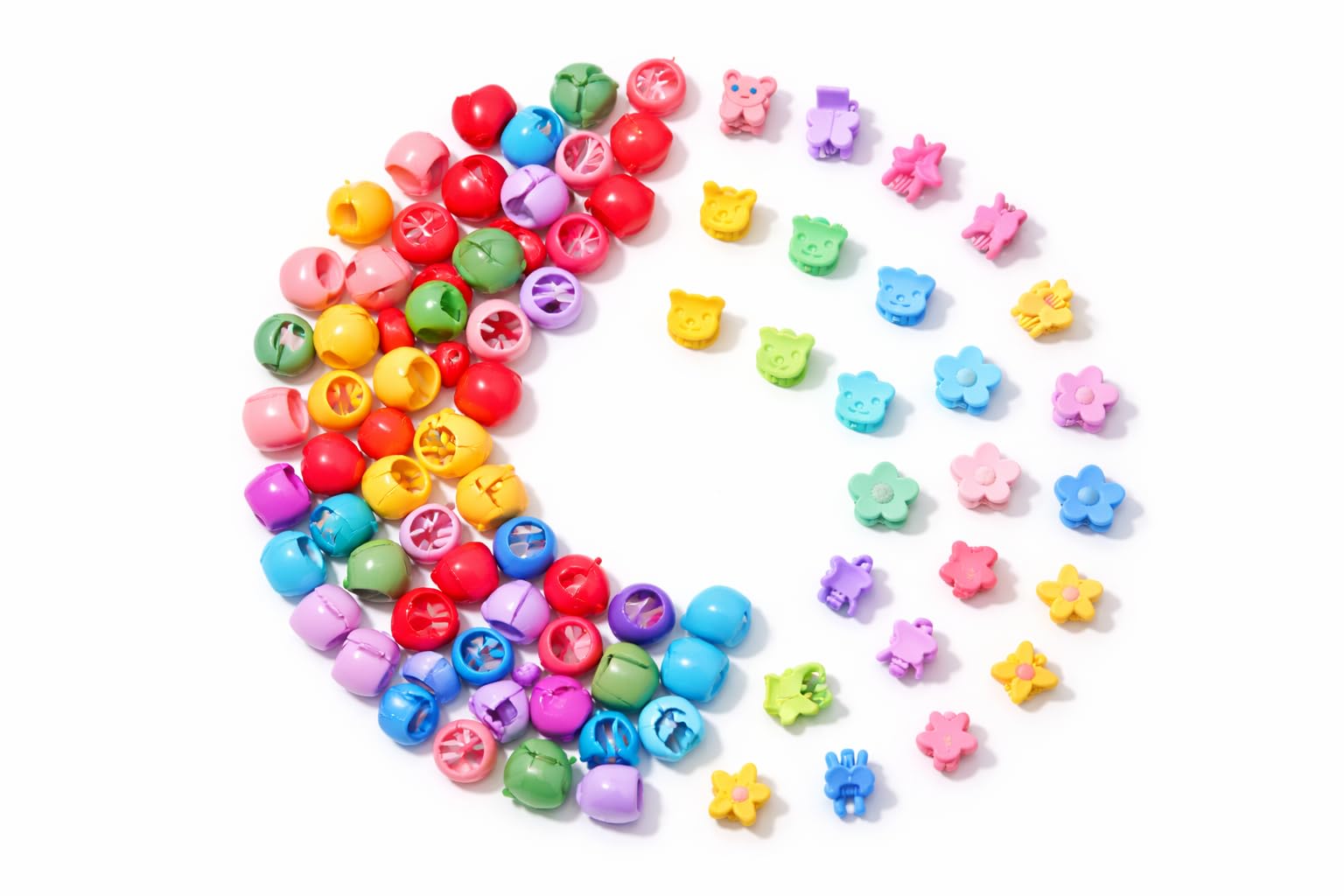 100 Pieces Hair Accessories Set (Design 3)-image-34