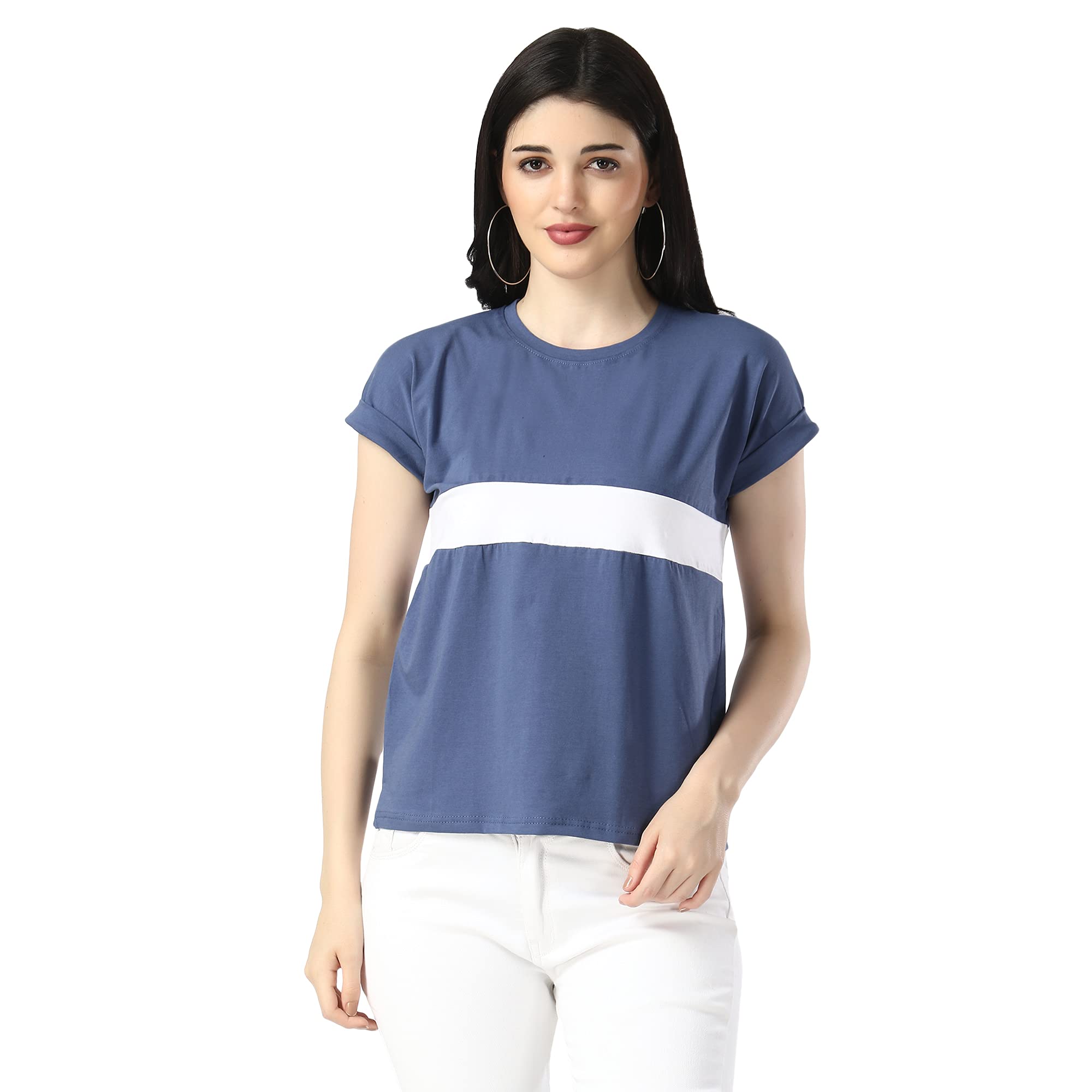 dhruvi trendz Women's Solid Regular Fit Top-picture-13