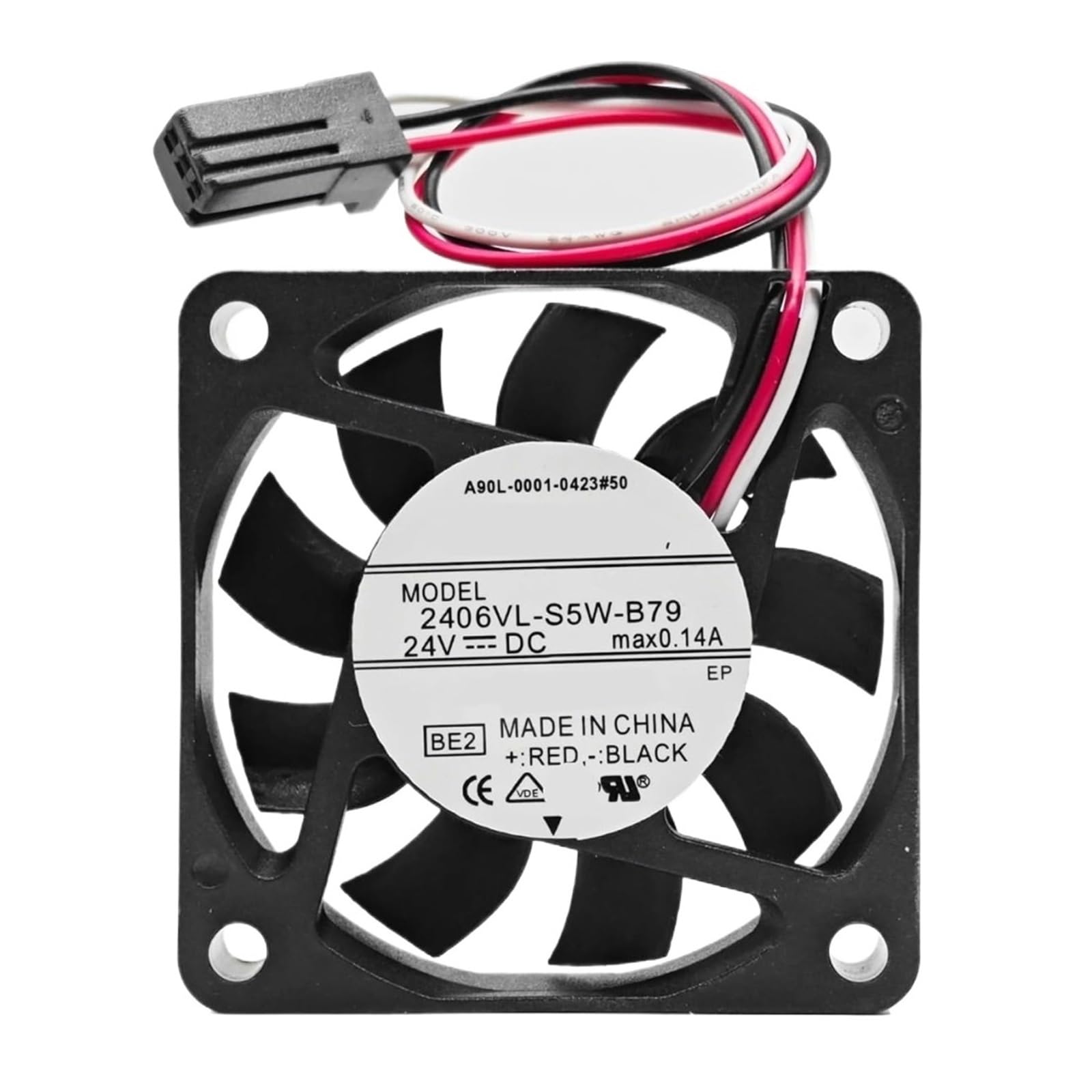 YMUGUEGH 2406VL-S5W-B79 A90L-0001-0511 24V Fan 0.14A