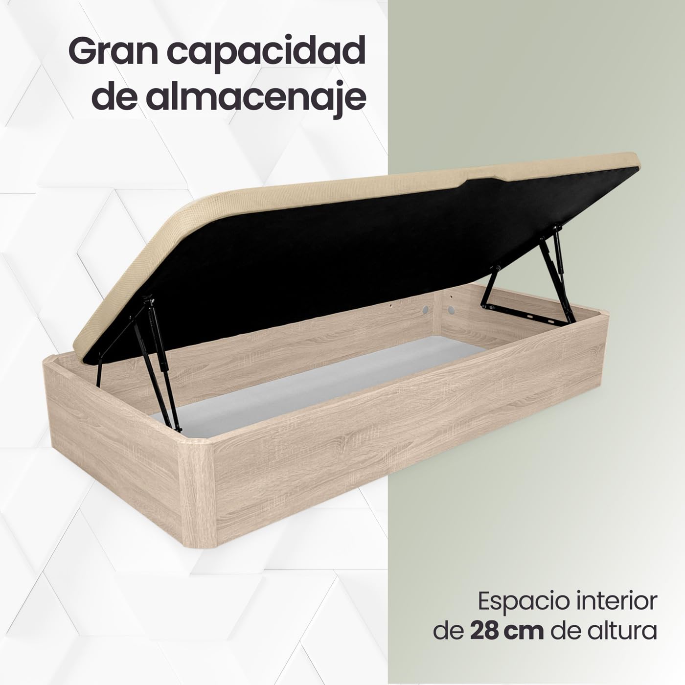 Canapé Abatible Súper Reforzado 90x190 Cambria
