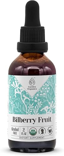 Extracto orgánico sin alcohol de la USDA de fruta de arándano Suplemento dietético, tintura de alta potencia Hecho de arándano (Vaccinium