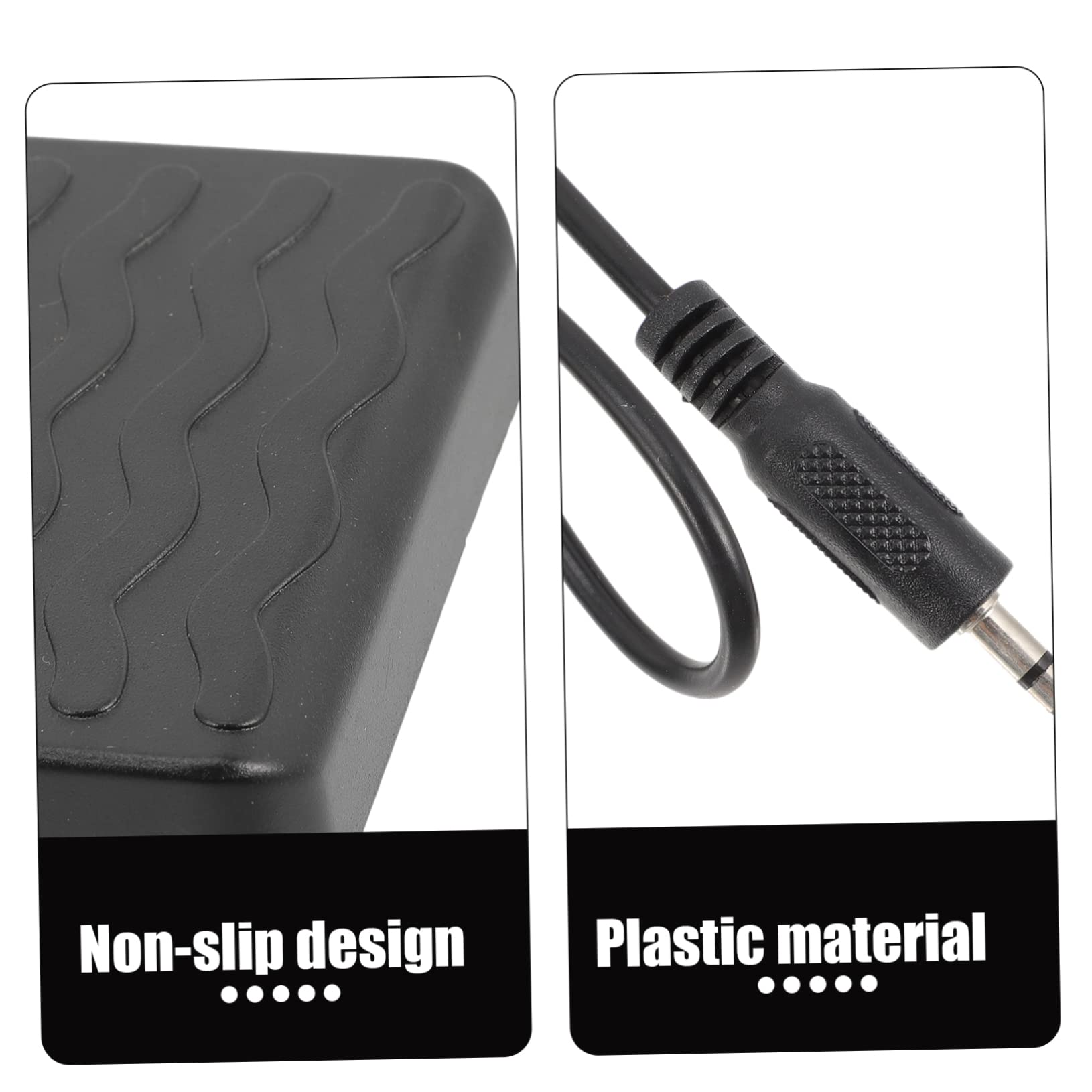 ibasenice 4piezas Pedal Sostenido Profesional Para Piano Electrónico Antideslizante y Compacto Compatible Teclados Digitales Para Músicos y Estudiantes