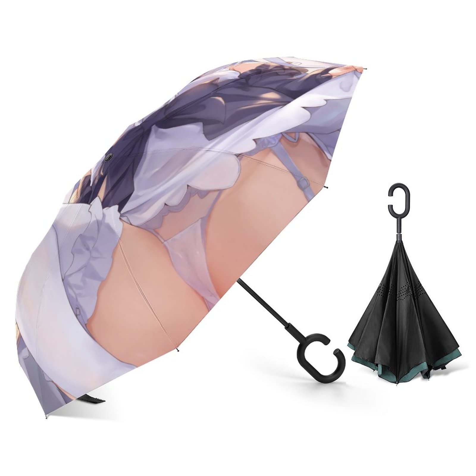 Amazon | 傘 サキュバス 悪魔 パンツ 美少女 逆折り式 【PG布製2重