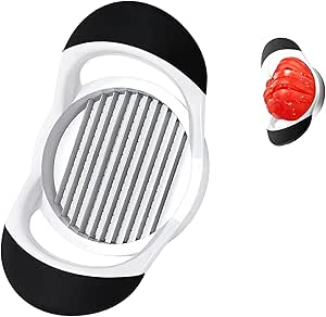 Tomato Cutter Slicer, Stainless steel tomato slicer, Vegetable Slicer,10 Sharp Blades Tomato Slicer Tool, Easy Grip Handle Lightnweight Kitchen Tool, Time-Saving Tomato Cutter kitchen gadgets