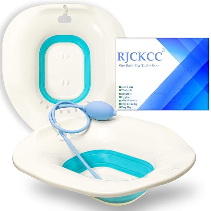 Buy RJCKCC Sitz Bath for Toilet Seat Bartholin Cyst Sitz Bath for