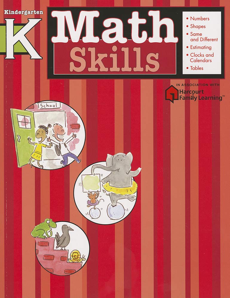 Math Skills: Grade K (Flash Kids Harcourt Family Learning)