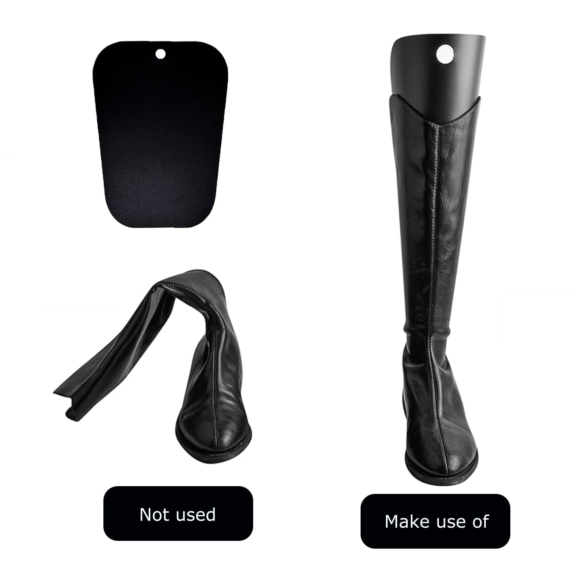 Hormas para Zapatos 10 Piezas Insertos de Formas de Botas,Moldeadores de Botas de Plástico,Soportes de Botas Altas Insertos,Árboles de Botas Largas para Mujeres y Hombres