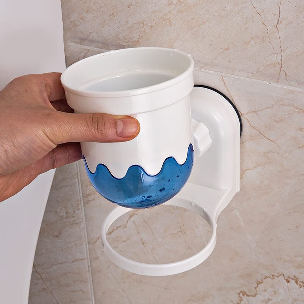 Klobürste/Toilettenbürste Toilettenbürstenhalterung Haushalt Wandmontierte Toilettenschüssel Bürste Badezimmer Lange Griff Reinigungsbürste 360 ​​° Kein Sackgasse WC Reinigungsbürsten Set WC-Bürste un