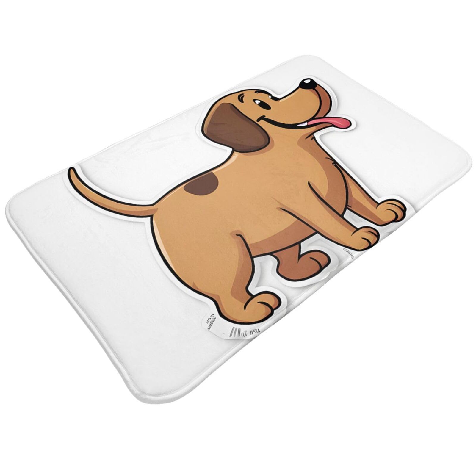 Funny Dachshund Dog Print Living Room Bathroom Kitchen Anti Slip and Absorbent Carpet, Indoor Entrance Door Muddy Floor Mat, Ultra Soft Washable Carpet 21x31.5 Inches