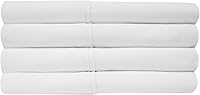 Vista 57 de Juego de sábanas de 4 piezas para camas individuales de 1500 hilos de microfibra de cepillado fino con bolsillo profundo - 1 funda de almohada