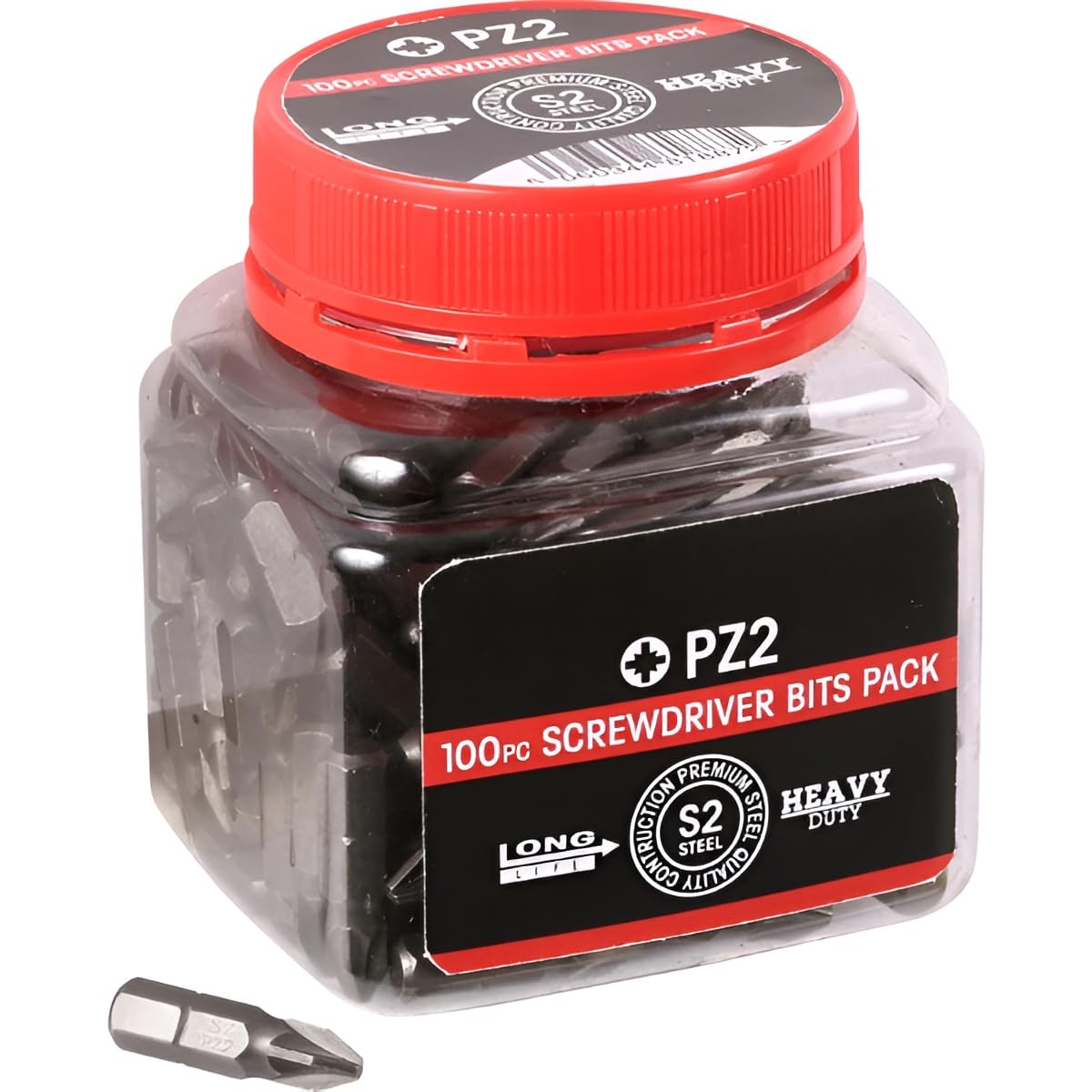 Shirenock S2 Screwdriver Bits Pz2, 100 In A Pack..