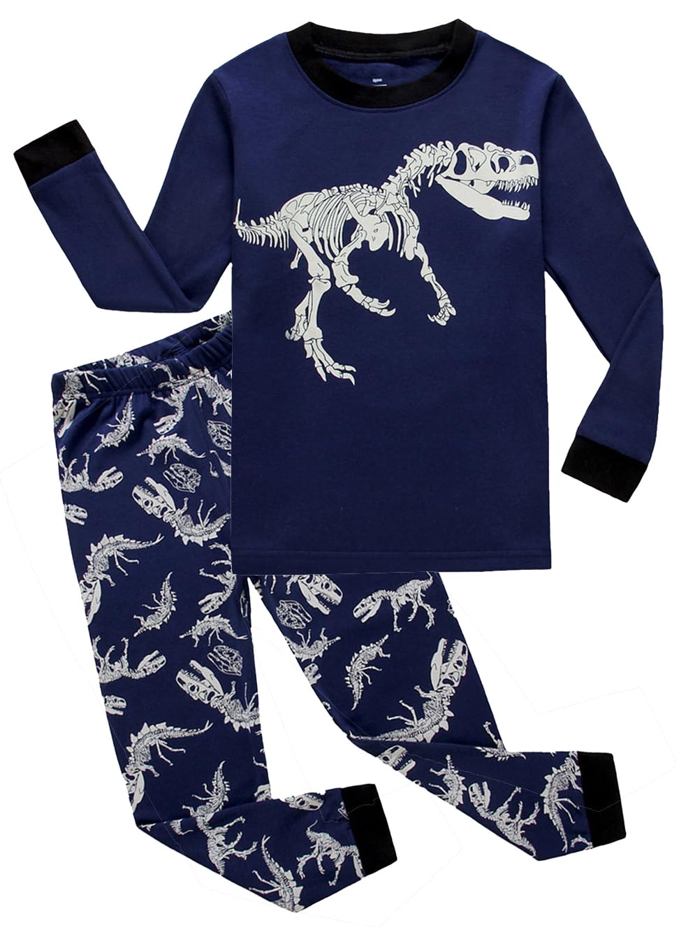 KikizYe Little Big Boys Girls Pajamas Set Kids PJs 100% Cotton Sleepwear