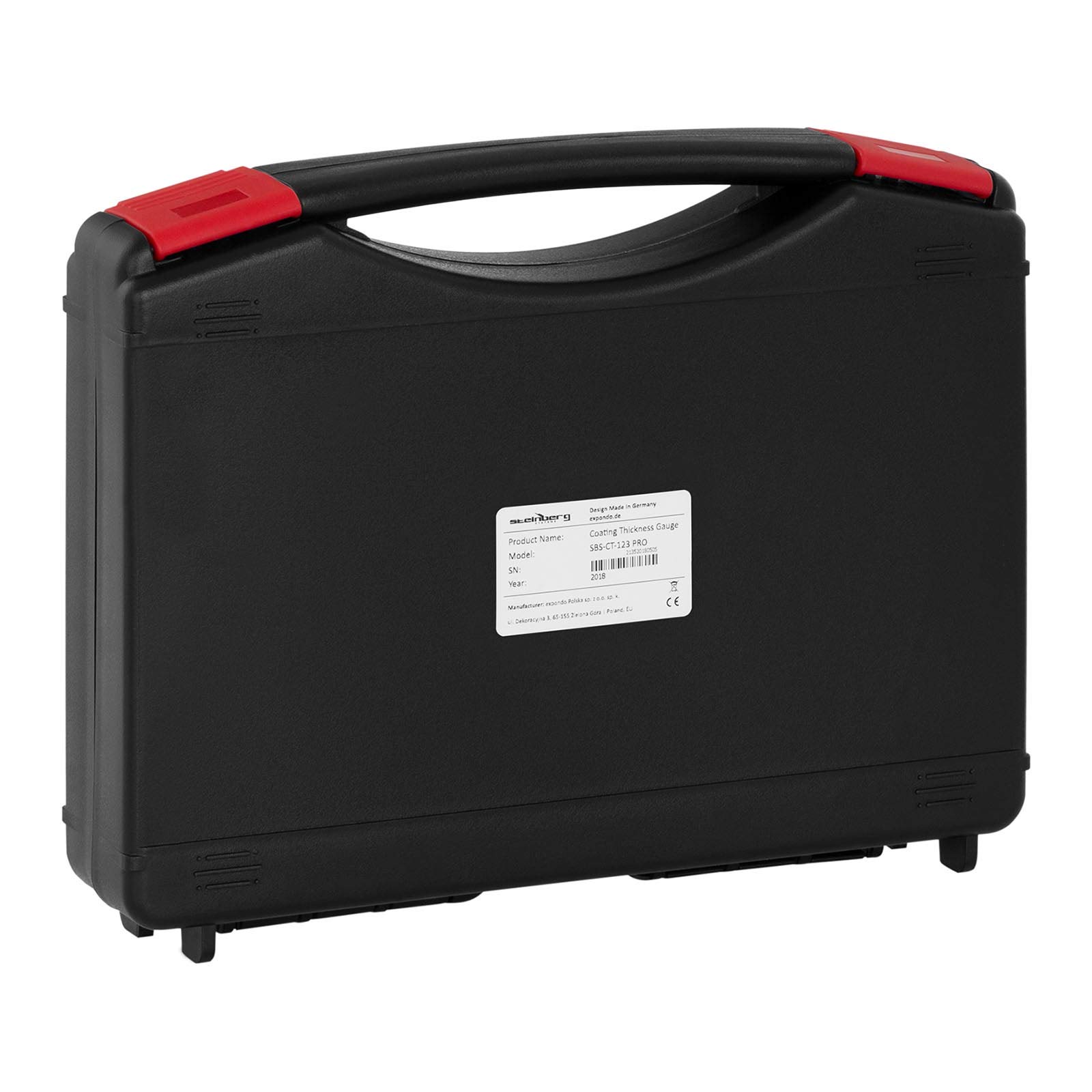 Steinberg Systems Schichtdickenmessgerät Lackschichtenmesser Lacktester SBS-CT-123 Pro (Messbereich 0-5.000 µm, Messgenauigkeit ±2% + 1 µm, Speicherkapazität 320 Messwerte, inkl. Koffer und Zubehör)