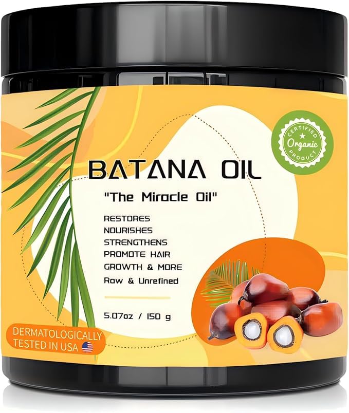 Aceite de batana crudo para el crecimiento del cabello  De origen orgánico de Honduras  Aprobado por Dr. Sebi  Previene la pérdida de cabello,