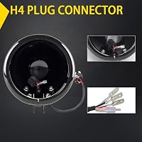 SKUNTUGUANG 5,75" LED Fényszóró Ház Motorkerékpárokhoz - Vízálló Fekete Műanyag Foglalat Harley Softail Sportster Dyna Chopper Modellekhez 3