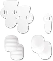 Champro Youth 7-Piece Slots Football Pad Set - Lightweight Hip, Thigh, Knee & Tailbone Pads, White