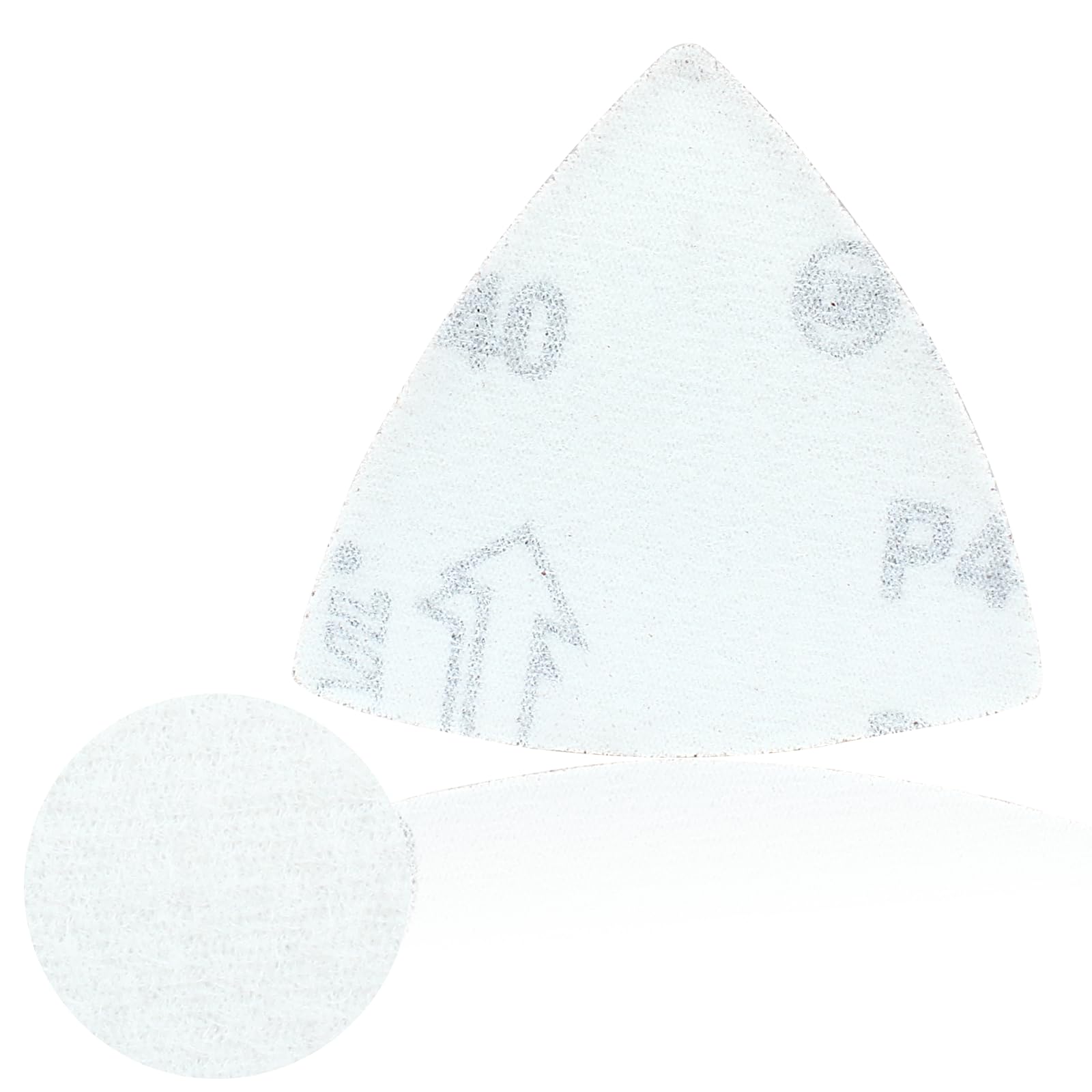 uxcell Lot de 30 patins abrasifs triangulaires pour ponceuse grain 1200/1500/2000 8,9 cm auto-agrippant en carbure de silicium