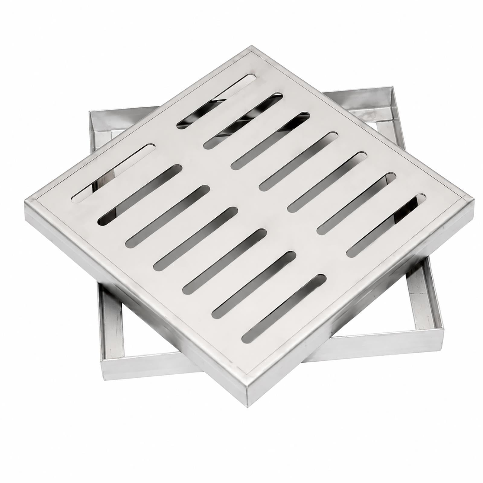 Copertura per Scarico a Pavimento in Inox 304, Coperchio Quadrato
