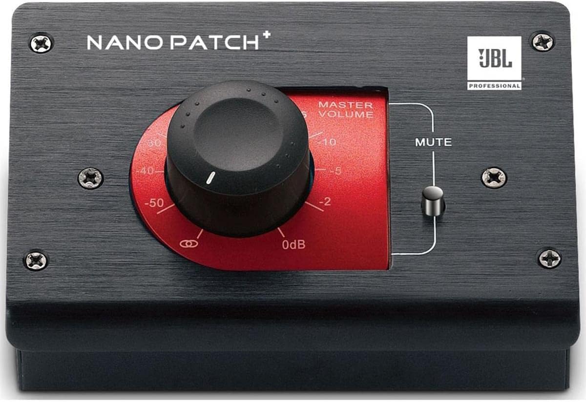 JBL Professional Nano Patch + Compact 2-Channel Passive Volume Controller (NPATCH BLK)