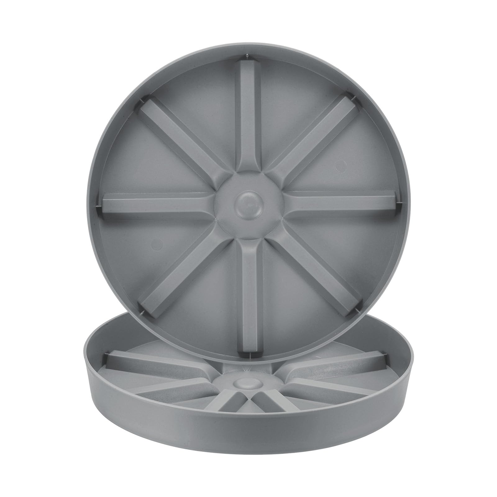 M METERXITY 2-Pack Plant Saucer, 12 Inch Flower Pot Saucers