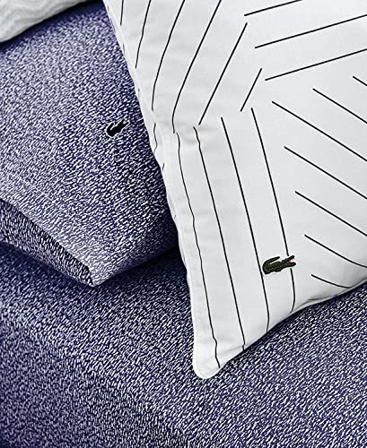 Image of Lacoste Camo Sheet Set, Twin XL, Vintage Indigo