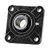 MAPLE ACE UCF212 Square Flange Bearing 60mm Bore, 4-Bolt Self-Aligning, Solid Base, Heavy Duty