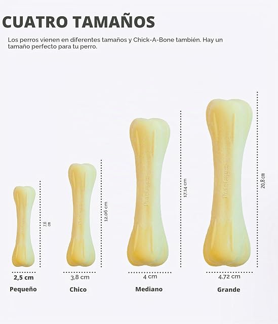 Foto 4 de 7 de Petstages Chick-A-Bone - Juguete para morder para Perros - Mediano