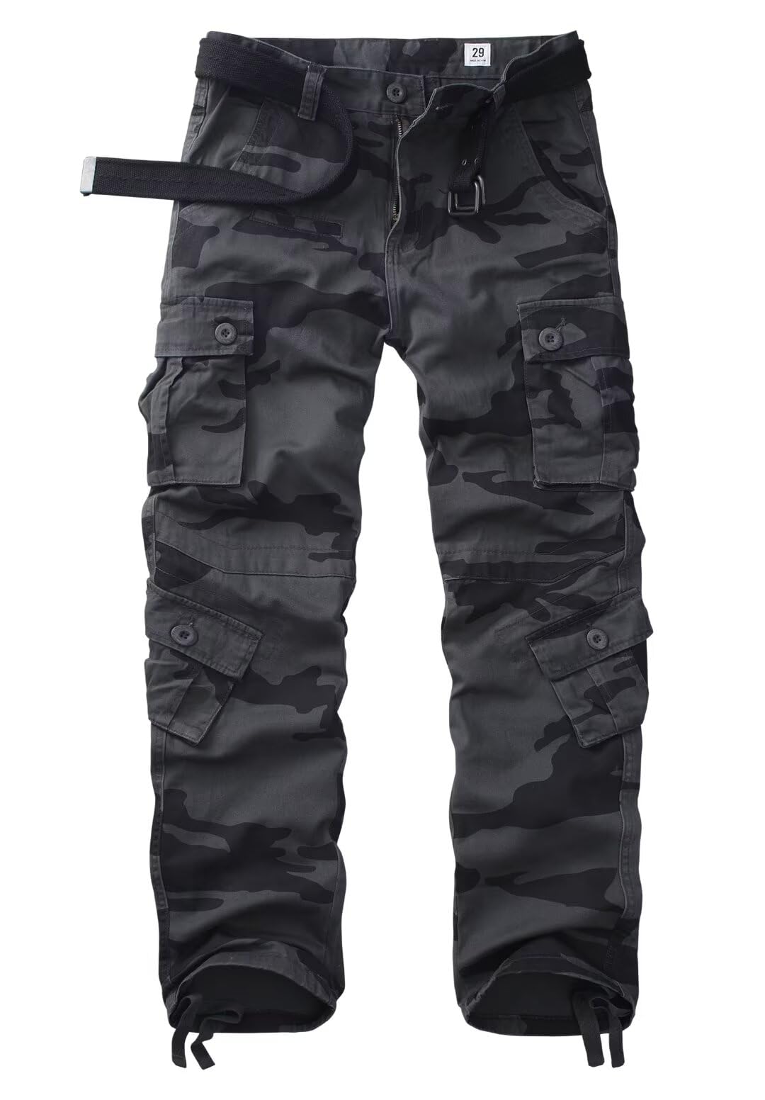 Vatinnt Men's E Camo Cargo Trousers Cotton Combat Trousers 3354 42
