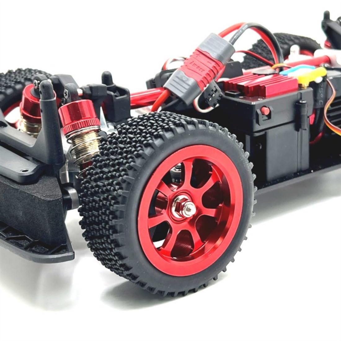 RWLZLB 4Pack Metal Upgraded RC Vehicle Wheels Rims & 2.8