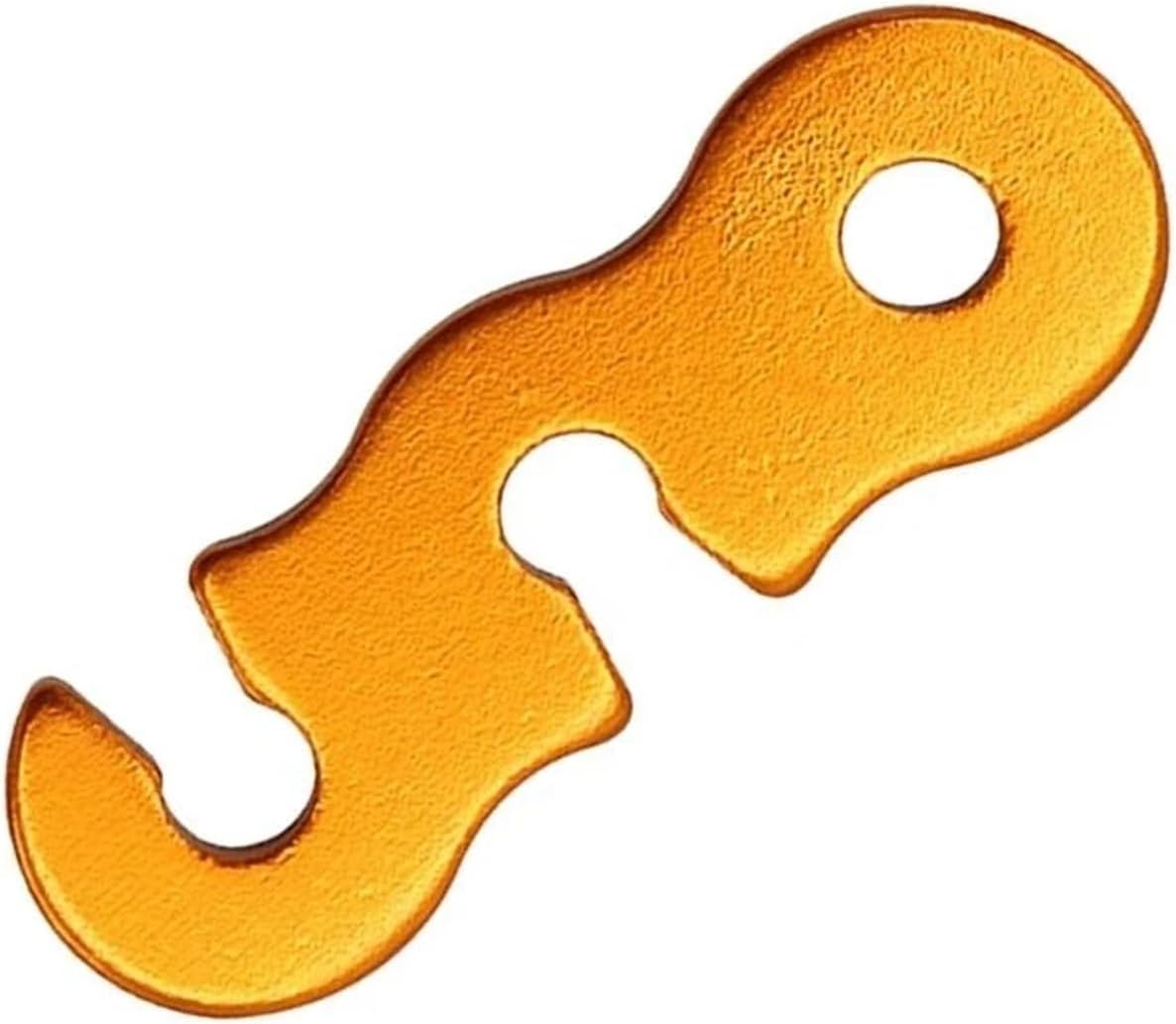 Guyline Tensioner 50pcs Rope Adjusters Tent Tension Windproof Clips Camping Tool Accessories Suitable for Tent Camping for Rope Tension Adjustment(Orange)