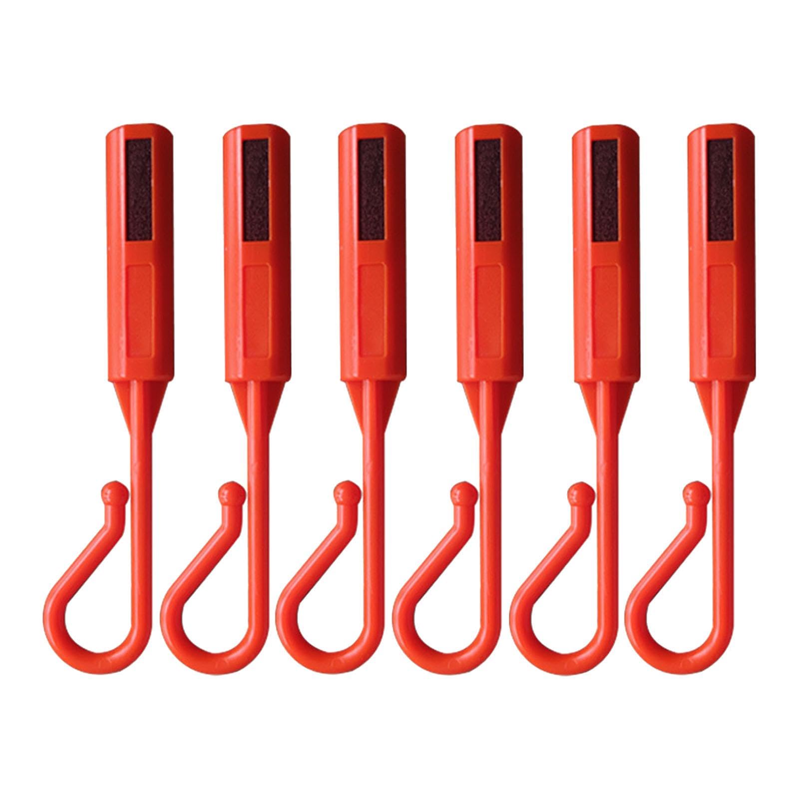 Calandis™ 6 Pieces Hook Keeper for Fishing Rod Sturdy Professional Fishing Bait Holder Orange | Other Fishing Equipment | Fishing Equipment | Fishing-image-12
