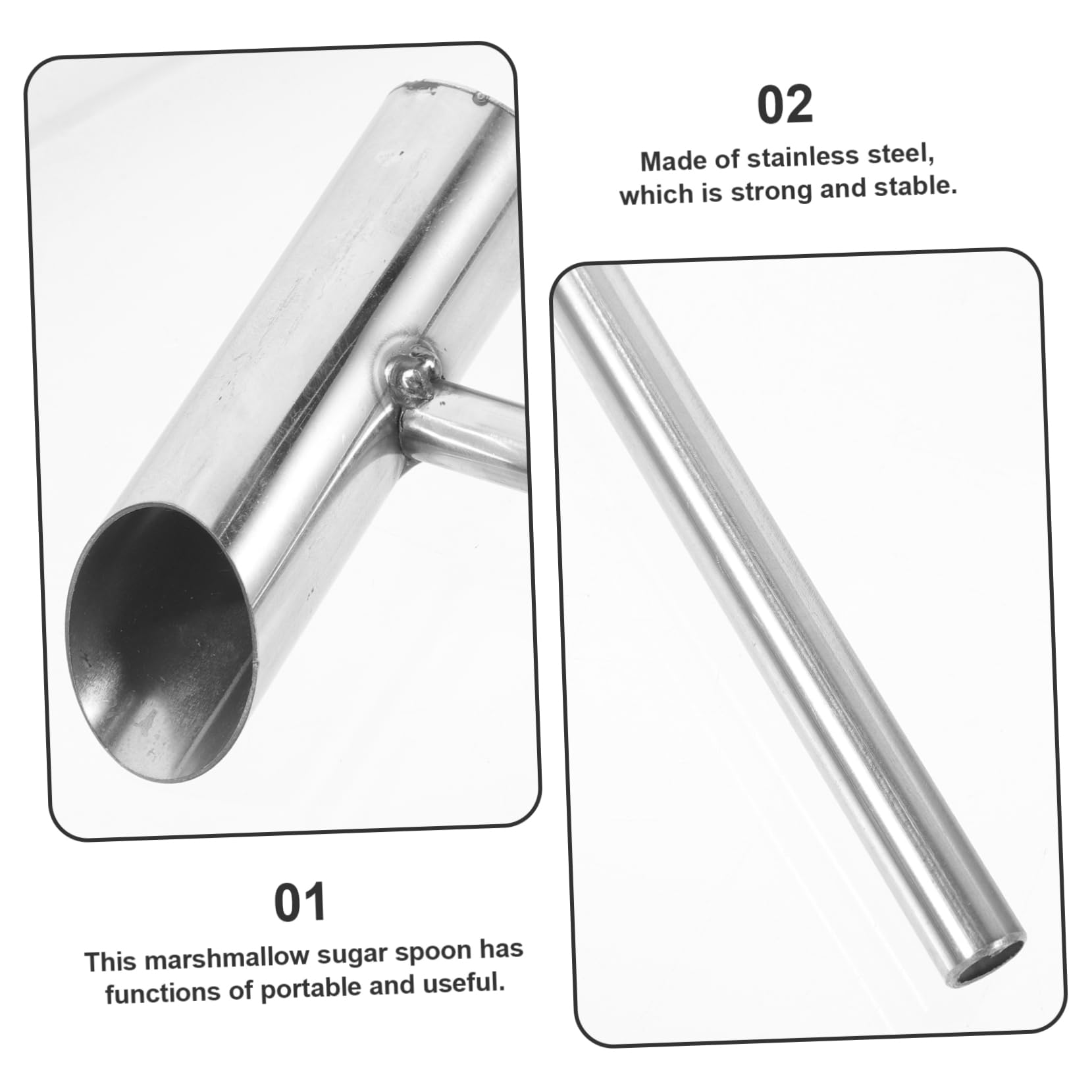 Ciieeo 2pcs Marshmallow Sugar Scoopers Multi Function Food Scoop for Candy Machines Kitchen Tool for Easy Sugar Measuring