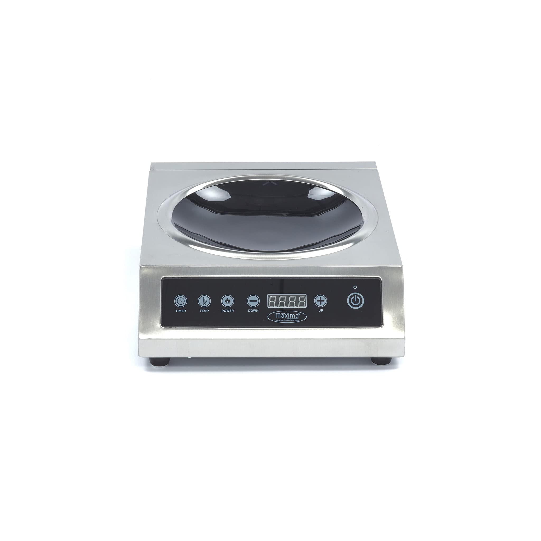 Maxima Piano Cottura Wok - Anello di Cottura Ø28cm - 3500W - Induzione