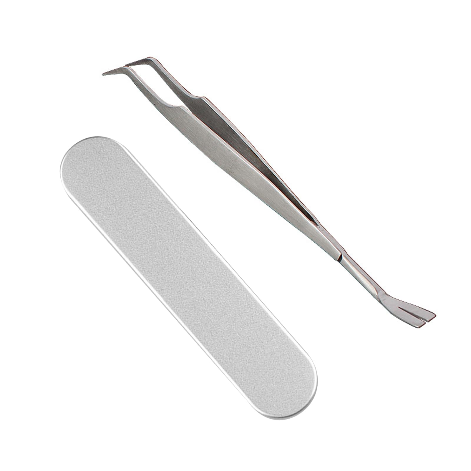 HRLORK 2 in 1 Tick Remover Professional Tick Removal Tool Stainless Steel Tick Remover Tweezers with Box for Dogs, Cats, Pet and Humans — image 1