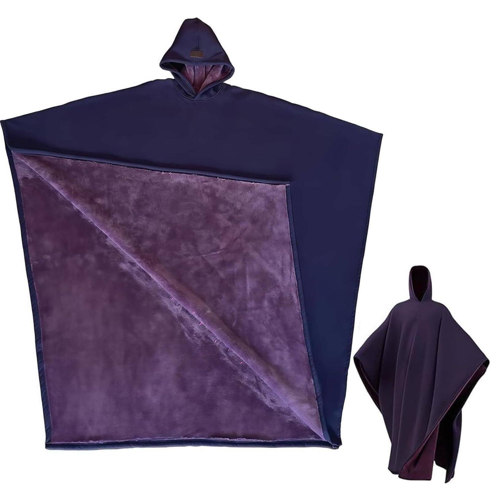 Bluza z kapturem z kapturem z kapturem uniseks luźny krój, koc oversize do noszenia koc z kapturem kostium na Halloween tunika szlafrok