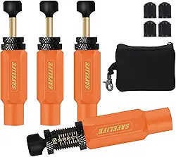 SAFELIFE Deflator de Pneu Deflator Automático Air Down Pneu Acessórios Offroad Rápido 4x4 Off Road Ajustável 10-30 PSI/0.7-2 BAR Kit de Deflator de Pneu (conjunto de 4)