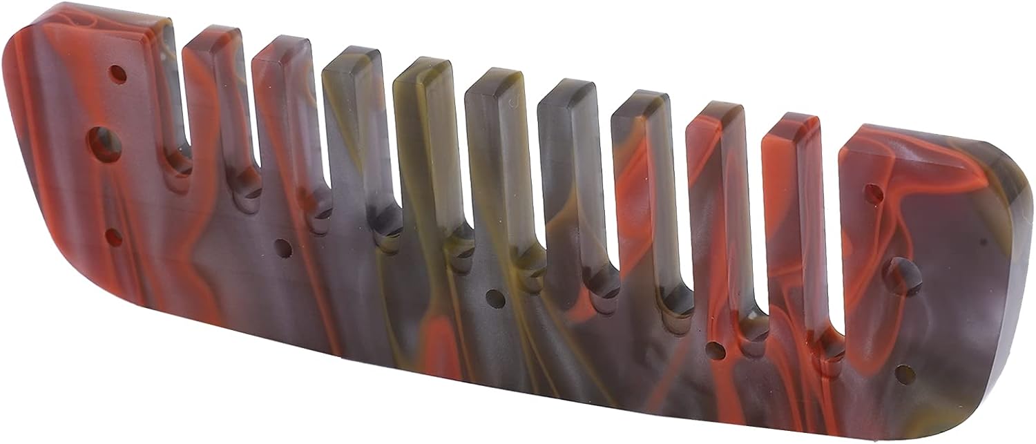 Acrylic Harmonica Comb for Golden Melody 270D Comb Replacement Part Amber Wind Instrument Repair Kit