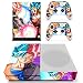 Vanknight Xbox One S Slim (XB1 S) Console 2 Controllers Remote Skin Set Vinyl Skin Decals Stickers Covers Wrap for XB1 S