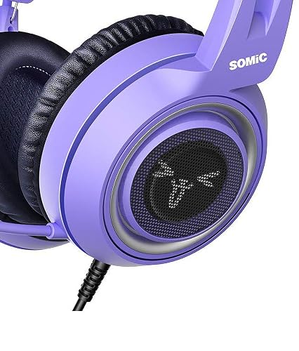 Amazon.com: SOMIC G951S Purple Stereo Gaming Headset with Mic for