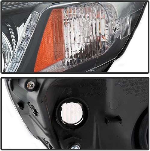 Miniatura 5 de ACANII - Para Honda Civic Sedan 12-13 Coupé 2012-2015 Conjunto de faros delanteros para lado del conductor y del pasajero