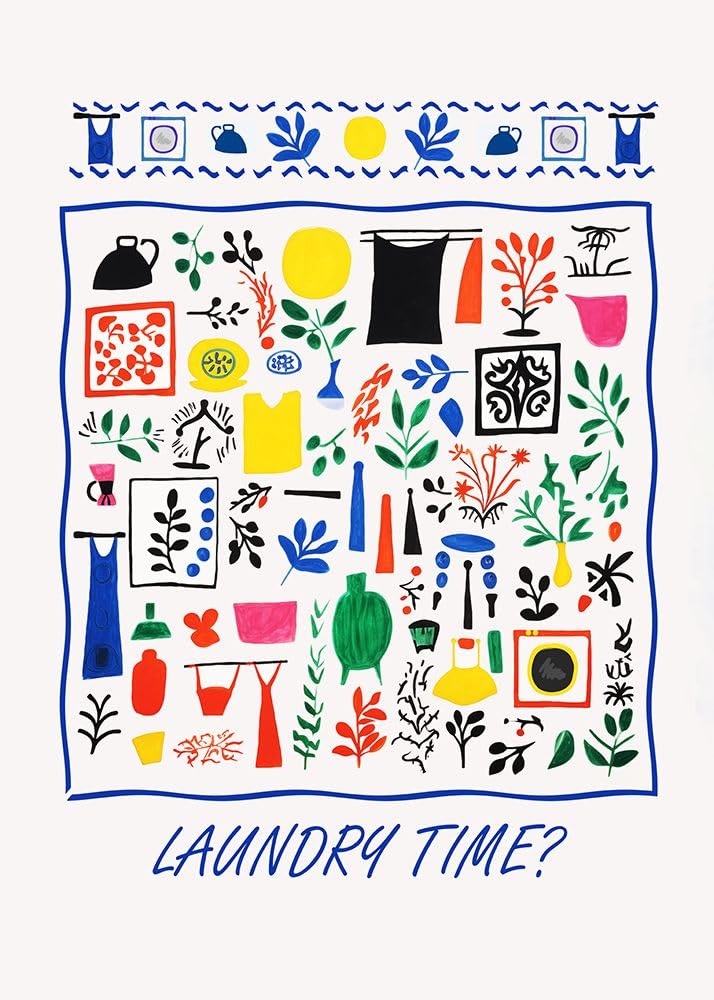 Pictufy Poster "Laundry Time" – Pictufy (45,7 x 61 cm)
