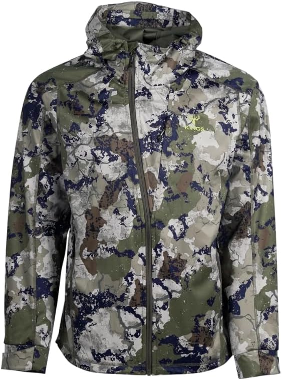 King's Camo XKG Tracker Soft Shell Jacket | Lightweight, Breathable, Windproof | Hunting, Hiking & Fishing (XK7, 2X-Large)