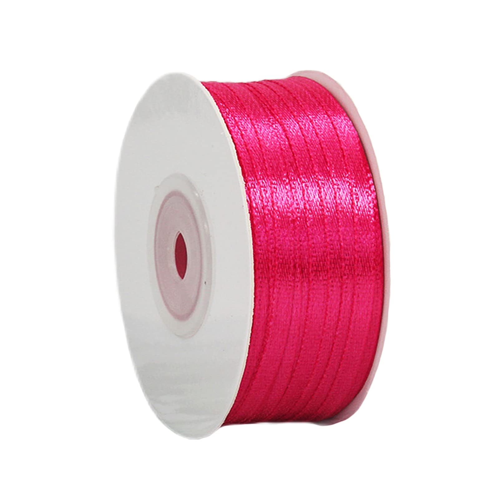 50mm Wide White Ribbon Thick Wedding Car Ribbon 22m, 2 inch Thick White Satin Ribbon for Gift Wrapping Wedding Car Christmas Birthday Cake Hair Bow Florist Bouquet Crafts Decorations — view 126