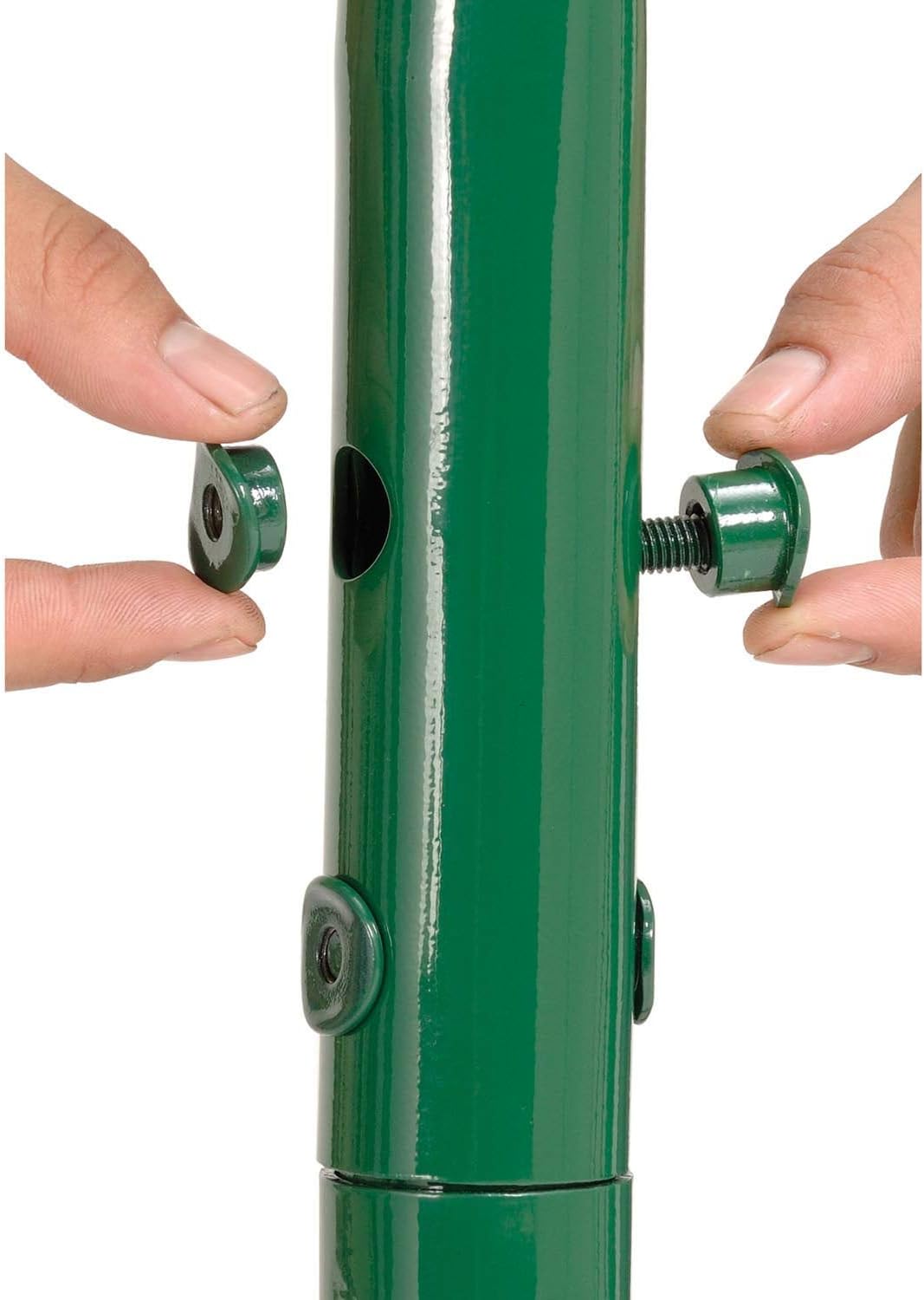 Global Industrial 94" L Wave Bike Rack, Free Standing, 9-Bike Capacity, Powder Coated Steel, Green, Commercial Bike Rack for Stores, Parks, Schools and More